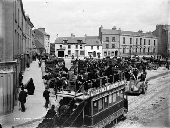 Galway and Salthill Tramway Eyre Square